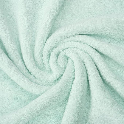 American Soft Linen Salem Washcloth Sets, 4 Piece Luxury 600 GSM 100% Cotton Washcloths for Bathroom, 13x13 inches Washrags Premium Quality Hand Face Towels, Mint