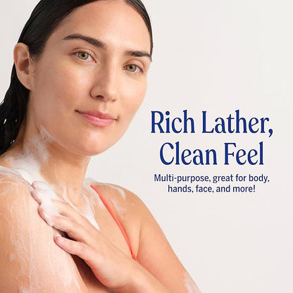 Dr. Bronner's Pure-Castile Magic Soap Liquid- Made with Regenerative Organic Certified Oils- For Body, Face, Hair, Dishes, Laundry, Vegan Bath Soaps for Men & Women, Non-GMO - Rose, 32oz + Refill