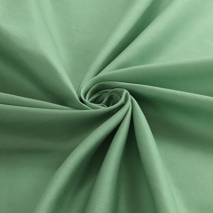 Fabric Shower Curtain 78 Inches Long, Sage Green Ombre Modern Shower Curtains for Bathroom, 72" W x 78" H
