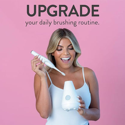 Tao Clean UV Sanitizing Sonic Toothbrush and Cleaning Station, Electric Toothbrush, Dual Speed Setting, White
