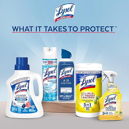 Lysol Mold & Mildew Remover Spray, Bathroom & Shower Cleaner, Disinfectant Spray, Stain Remover with Bleach, Tough on Black Mold, Multipurpose Cleaner for Home and Kitchen, 32oz (3 Pack)