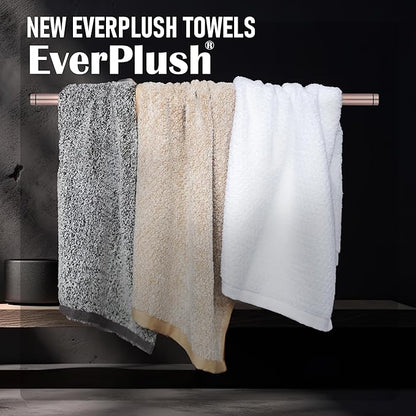 Minor Flaws - Everplush Diamond Jacquard 6 Pieces Bath Towel Set, Luxury Super Soft Oversized everplush Towels, Highly Absorbent everplush Diamond Jacquard Quick Dry Bath Towel for Bathroom Aqua