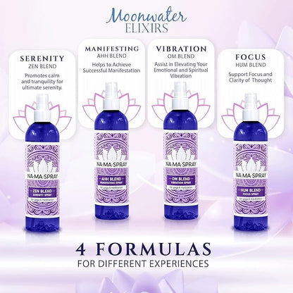 Lavender & Clary Sage Aromatherapy Spray - Pillow and Shower Aura Cleansing Mist for Energy Clearing, Manifestation, Meditation & Spiritual Protection - Relax, Balance and Positive Vibes. AHH 8oz