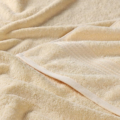 Superior Egyptian Cotton Bath Towel Set, Home Bathroom Towels, Master, Guest Bath, Decor Essentials, Quick Dry, Absorbent, Large Body Towels, Spa, Hotel, Resort, Adult, Kids, Set of 2, Canary