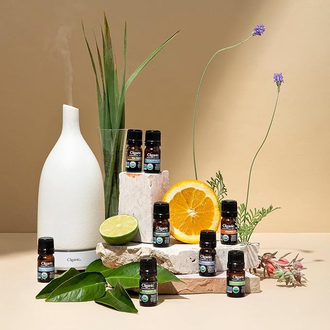 Cliganic Organic Geranium Essential Oil, 100% Pure Natural for Aromatherapy | Non-GMO Verified (Packaging May Vary)