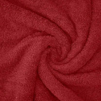DAN RIVER Pack of 1 Bath Sheet 40x80 Inches, Luxury Large Towels Oversized for Bathroom, Absorbent Plush Towels - Red