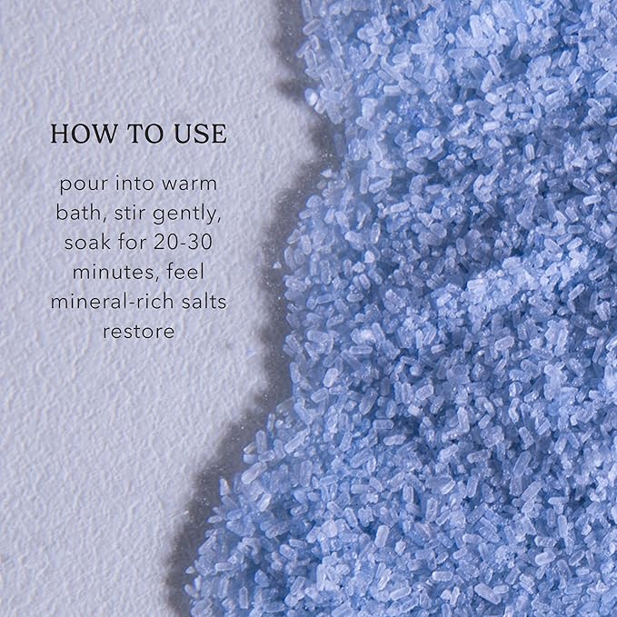 Pacha Soap Co. Magnesium Flake Salt Soak - Sea Salt & Moss, Soothing Mineral Bath Soak with Magnesium & Sea Salt, Paraben, Sulfate, and Dye-Free, Handcrafted in The USA, 2-Pack, 32 oz Each