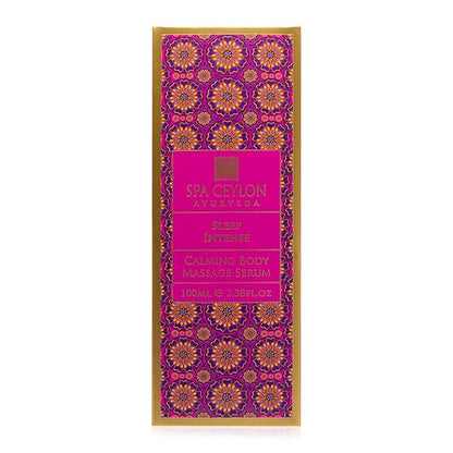 SPA CEYLON Sleep Intense Calming Body Massage Serum for Restful Body Ritual | Organic Massage Serum | Ayurveda