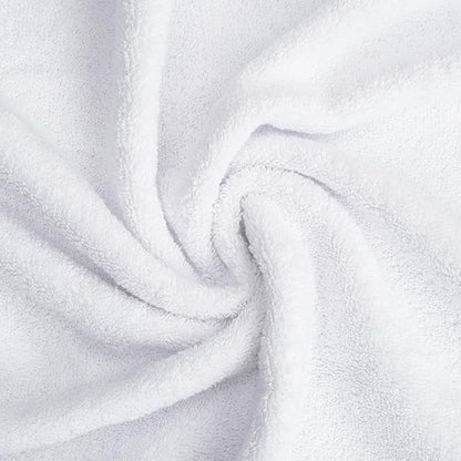 American Soft Linen Salem Washcloth Sets, 4 Piece Luxury 600 GSM 100% Cotton Washcloths for Bathroom, 13x13 inches Washrags Premium Quality Hand Face Towels, White