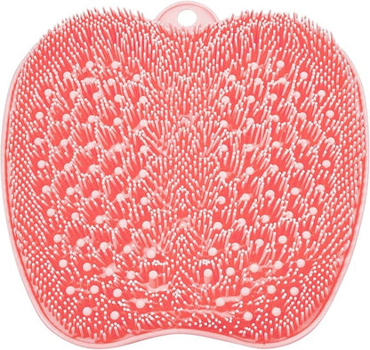 BESKAR XL Large Foot Scrubber Mat for Use in Shower - Shower Foot Cleaner to Eliminate Calluses Dead Skin, Foot Massager Mat for Men & Women to Soothe Achy Feet, Non Slip Suction Cups