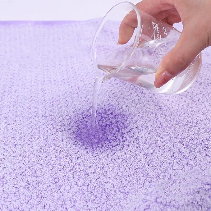 Everplush Diamond Collection 6-Piece Bath Sheet Set, Soft Plush Jacquard Luxury Bath Towels,Highly Absorbent & Fast-Drying Luxury Towels Sets for Bathroom,Shower, or Spa (Lavender, Bath Sheet 6PK)