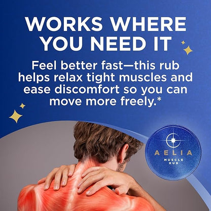 Sore Joint & Muscle Rub | Fast Acting Intensive Muscle Balm with Hemp Menthol Arnica & Camphor for Back Shoulder Neck Knees and Feet Targeted Relief | Long Lasting & Non-Greasy (Single, 1, Ounce)