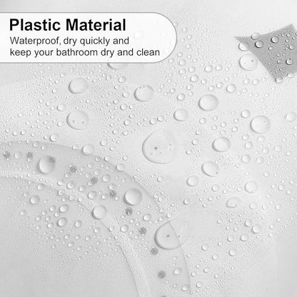 PEVA Shower Curtain, 72 x 72 Water Repellent Premium Bathroom Shower Curtain with 3 Magnetic Weights for Shower Stall, Bathtubs (Galaxy)
