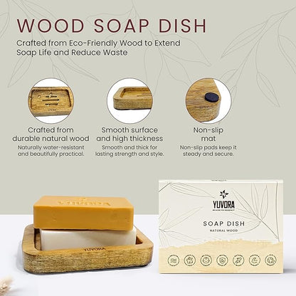 8 Pcs Women Natural Handmade Body Soaps 5 OZ Pack Floral Radiance Long lasting Fragrance Luxurious Scents with Natural Ingredients – Sulfate & Paraben Free, Vegan Soap