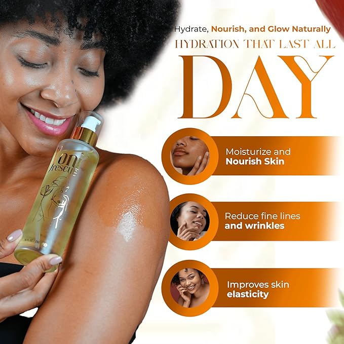 Vanilla Body Oil | Daily Skin Moisturizer with Apricot, Jojoba, Avocado & Vitamin E Oil | Hydrating & Nourishing | dry body oil for all Skin types | Anti-Aging | 6.76 oz
