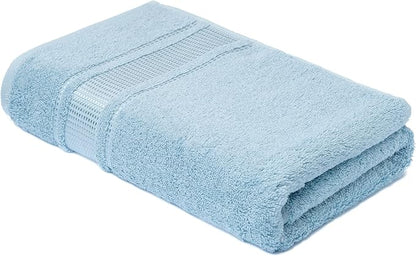 Melissa Linen, Bath Sheet, 100% Turkish Cotton Towel for Bathroom, Absorbent, Quick Dry, Durable and Soft Shower Towel, 35 in x 60 in Large, Spa and Hotel Quality, Ocean Blue