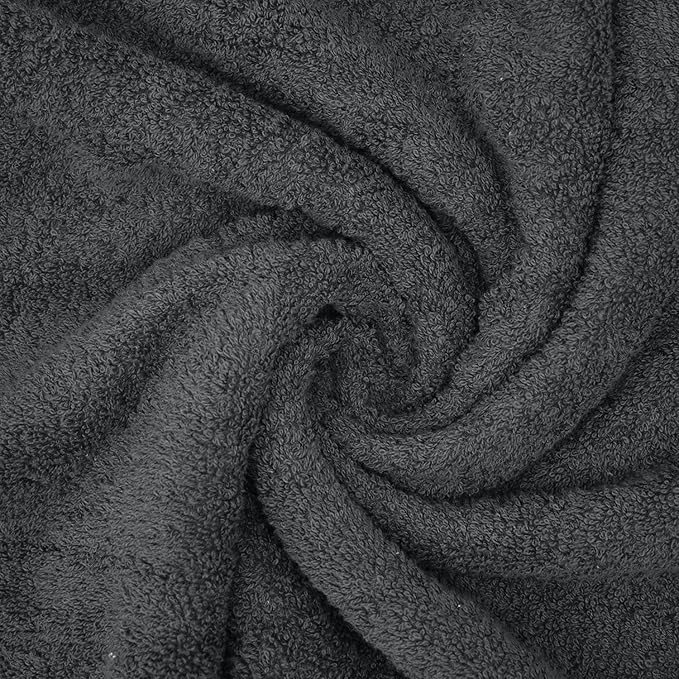 DAN RIVER Pack of 1 Bath Sheet 40x80 Inches, Extra Large Gray Bath Towels Oversized, Absorbent Cotton Towels for Bathroom