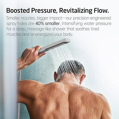KES Shower Faucet Set, Shower System 12 Inch Rain Shower Head with Handheld Spray, Pressure Balance Shower Faucets Sets Complete Brushed Nickel (cUPC Certified Shower Valve Included), XB6230S12F18-BN
