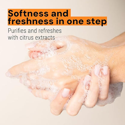 Panier des Sens - Moisturizing Hand Soap - Provence Fresh, Fruity Fragrance - French Savon de Marseille Soap with Coconut Oil - Refillable Kitchen & Bathroom Soap - 16.9 Fl.oz Hand Wash 97% Natural