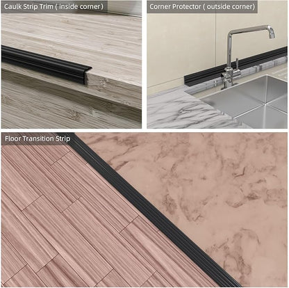 20FT Flexible Wall Corner Protector Moulding Trim, Peel and Stick Inside & Outside Wall Corner Guards Edge Protector,Self Adhesive Molding Trim Strip for Edge Ceiling