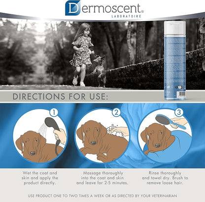 Dermoscent EFA Physio Shampoo for Dogs & Cats - Gentle Natural Ingredients for Frequent Bathing Allergies & Itchy Skin Relief - Soothes Dermatitis & Atopic Skin - 200 ml