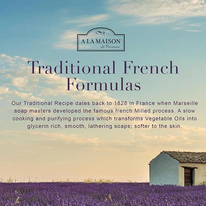 A LA MAISON French Liquid Hand Soap Refill, Provence Lemon - Natural Hand Wash Made with Essential Oils - Biodegradable, Plant-Based, Vegan, Cruelty-Free, Alcohol & Paraben Free (33.8 oz, 1 Pack)
