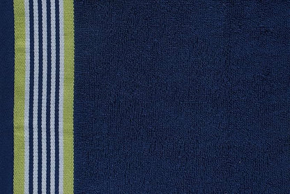 CASA COPENHAGEN He & She 2 Pieces Large Bath Sheet Set- Violet Indigo + Teal Green, 550 GSM, Designed in Denmark Made of Soft Egyptian Cotton for Bathroom, Kitchen & Shower