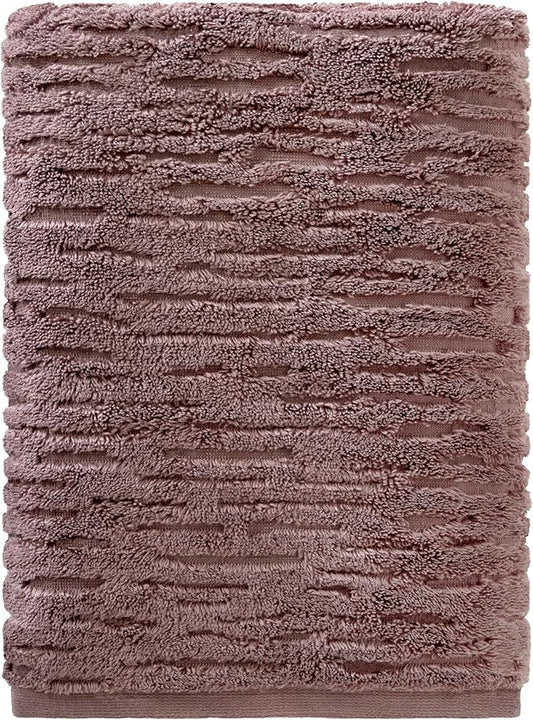 SKL Home CloudSoft Cotton Luxury Bath Towel, Soft Plum
