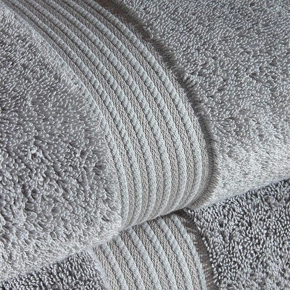 Christy Supreme Hygro Family Towel Set | Silver Grey | 100% Luxury Supima Cotton | Ultra Soft | Super Absorbent | 650GSM | 2 Bath Sheets 2 Bath Towels 2 Hand Towels