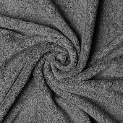 Melissa Linen, 2 Piece Dark Gray Bath Towel Set, 100% Turkish Cotton Bath Towels for Bathroom, Absorbent, Quick Dry, Durable and Soft Shower Towel, 28 in x 55 in, Spa and Hotel Quality