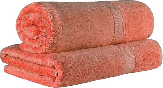 BLUENILEMILLS BNM 800 GSM Premium Quality Egyptian Cotton Bath Sheet Set, 2-Piece Highly Absorbent Sheets for Bathroom & Shower, Hotel & Spa Quality Lush, Durable Quick Dry