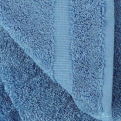 Towel Bazaar Premium Cotton Super Soft and Absorbent Turkish Towels (4-Piece Bath Towels, Wedgewood)