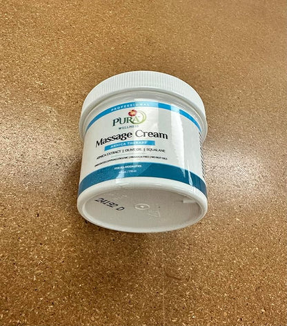 Wellness Professional Arnica Therapy 4oz Massage Cream, Cream for Bruising, Olive Oil, Arnica Extract, Unscented, Hypoallergenic, Natural, Skin Moisturizing & Hydrating, Deep Tissue, Wellness