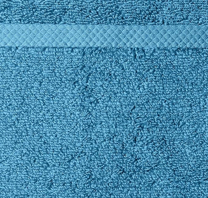 Amazon Basics Quick-Dry Hand Towels - 100% Cotton, 8-Pack, 28 x 16 inches, Lake Blue