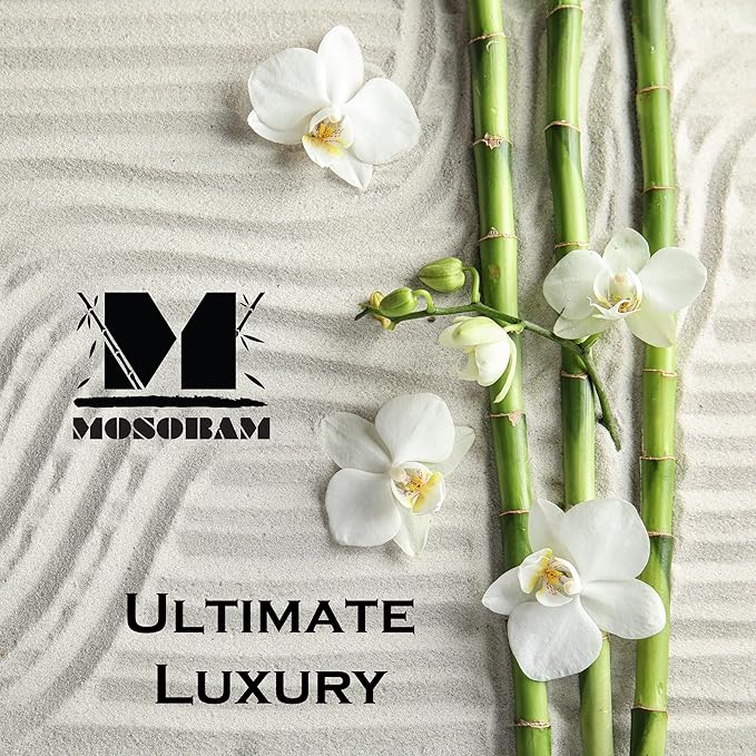 Mosobam Luxury Turkish 14pc Deluxe Bath Bundle Body Hand Face Towel and Mat Allure Blue 700 GSM & 1000 GSM Bamboo Viscose & Aegean Turkish Combed Cotton