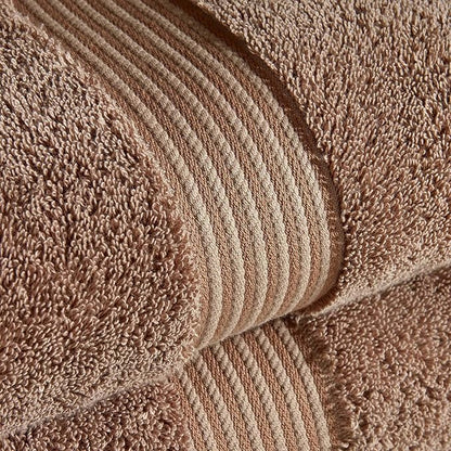 Christy Supreme Hygro 4 Piece Towel Set | Mocha | 100% Luxury Supima Cotton | Ultra Soft | Super Absorbent | 650GSM | 2 Bath Towels 2 Hand Towels