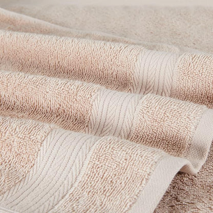 Amazon Basics Fade-Resistant 100% Cotton Washcloth, 12 Pack, 12"x12", Blush Pink