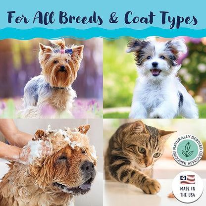 Bobbi Panter Dog Shampoo - Made in USA - All Natural Formula for Heavy Duty Deodorizing & Degreasing - Concentrated 25:1 for Professional Groomers - Fresh Clean Scent, 13 Oz