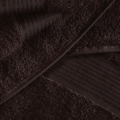Belizzi Home Cotton 2 Pack Oversized Bath Sheet 35x70, Large Bath Sheet, Ultra Soft, Absorbent, Compact, Eco-Friendly, Recyclable, Quick Drying and Lightweight Towel - Chocolate Brown