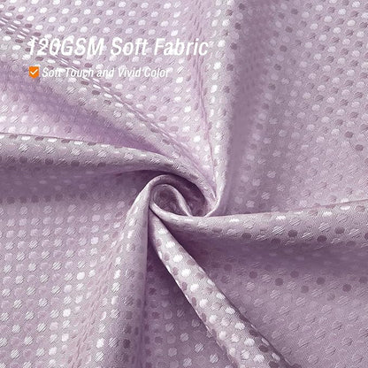 Gibelle Lavender Shower Curtain, Waffle Weave Textured Fabric Shower Curtain for Bathroom - Soft Cloth & Hotel Spa Luxury, Water Repellent, Machine Washable, 72X72, Lavender