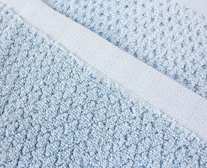 Everplush Diamond Jacquard Quick Dry Bath Towel,1Pack,Aquamarine
