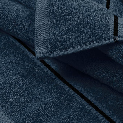 MyOwn Ultra Soft Cotton 6 -Piece Hand Towel Set 16x24 Inch, Ideal for use in Bathroom, Kitchen, Gym, Spa & General Cleaning, Compact & Lightweight Multi Purpose Hand Towels - Mineral Blue