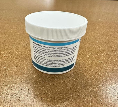 Wellness Professional Arnica Therapy 4oz Massage Cream, Cream for Bruising, Olive Oil, Arnica Extract, Unscented, Hypoallergenic, Natural, Skin Moisturizing & Hydrating, Deep Tissue, Wellness