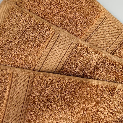 BLUENILEMILLS Premium Towel Collection, Egyptian Cotton Towels for Shower and Bathroom 2-Piece Bath Sheet Set, 34" x 68", Rust by Blue Nile Mills