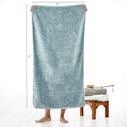 SKL Home CloudSoft Cotton Luxury 4 Pc Bath Towel Set, Teal