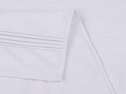 Utopia Towels 8 Piece Premium Towel Set, 2 Bath, 2 Hand, and 4 Washcloths, 100% Ring Spun Cotton, Highly Absorbent Towels for Bathroom, Sports, and Hotel, White