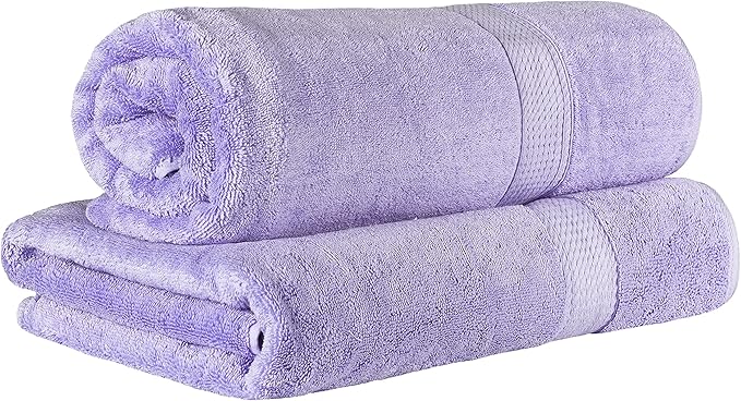 BLUENILEMILLS BNM 800 GSM Premium Quality Egyptian Cotton Bath Sheet Set, 2-Piece Highly Absorbent Sheets for Bathroom & Shower, Hotel & Spa Quality Lush, Durable Quick Dry