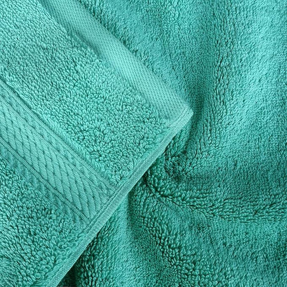 BLUENILEMILLS Madison Egyptian Cotton Towels, Towel Set for Bathroom, Shower, Hotel, Plush, 800 GSM, Highly Absorbent and Ultra-Soft Towels, Bath Essentials, 8 Piece Assorted Towel Set, Turquoise