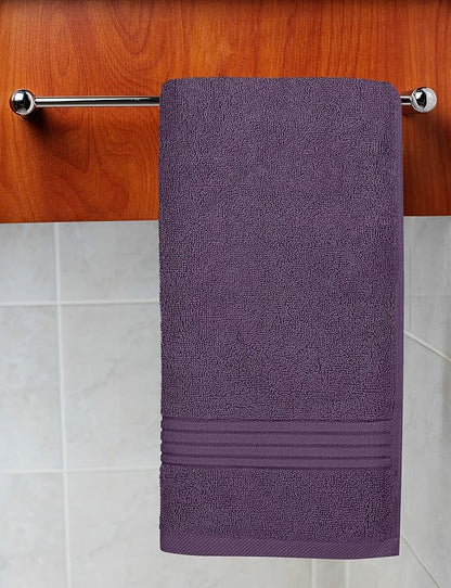 Utopia Towels 6 Piece Premium Hand Towels Set, 16 by 28 inches, 100% Ring Spun Cotton, Lightweight and Highly Absorbent Towels for Bathroom, Travel, Camp, Hotel, and Spa, Plum