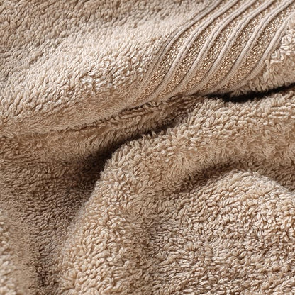 Superior Egyptian Cotton 9-Piece Towel Set, Assorted Towels for Home Bathroom, Guest Bath Decor Essentials, Includes 3 Bath, 3 Hand, 3 Face Towels/Washcloths, Quick Dry, Absorbent - Taupe